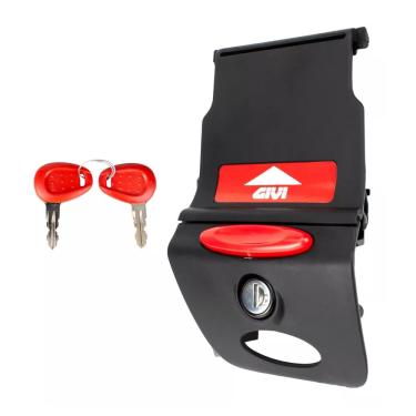 Imagem de Fechadura Completa Baú Givi 35 45 47 Litros com 2 Chaves Monolock Z641-CNJR