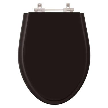 Imagem de Tampa De Vaso Sanitário Victoria Preto Para Bacia Ideal Standard