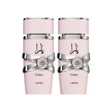 Imagem de Perfume Lattafa Yara Eau de Parfum 100ml para mulheres (pacote com 2)