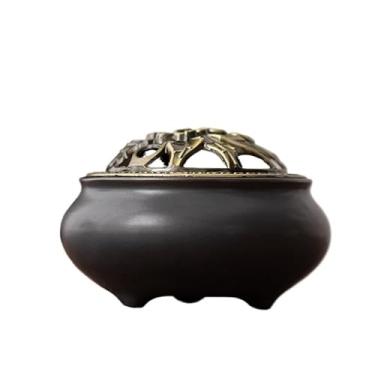 Imagem de FTOQWZXV Queimador de incensário de cascata queimador de incenso doméstico para uso interno de aromaterapia de madeira de ágar placa de sândalo queimador de incenso chinês para mesa de chá queimador