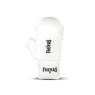 Imagem de Luva De Karatê Treino Luta Competição Profissional Fheras, Branco, G