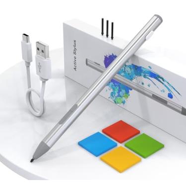 Imagem de Microsoft Surface Pencil – Stylus para Surface Pro 11/10/X/9/8/7/7+/6/5/Go 3/Go 2/Book/Laptop 5/Studio 2 com 4 pontas, sensibilidade à pressão 4096 com rejeição da palma da mão caneta Stylus magnética