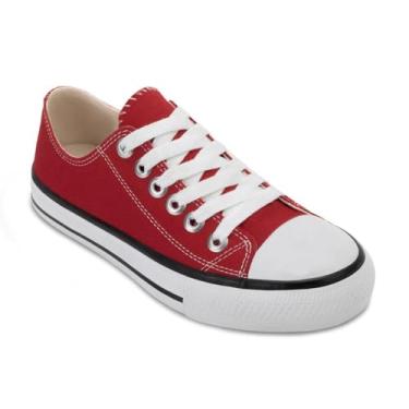 Imagem de Tenis Ad Masc Casual Lona Sola Rdl3019 14 Randall Vermelho/ Branco 35