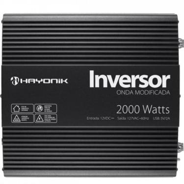 Imagem de Inversor De Onda Modificada 2000W 12Vdc/127V Pw11-4 Hayonik