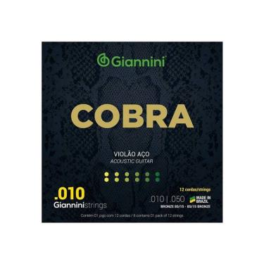 Imagem de Encordoamento Giannini P-violão Bronze 85-15 Media 12 Cordas Geef12m