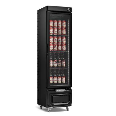 Imagem de Refrigerador De Bebidas Gelopar 228 Litros Litros Preto 127v Grb-23ev Gw