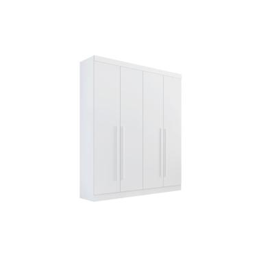 Imagem de Guarda Roupa Roupeiro Da Vinci 4 Portas Branco - D`Doro