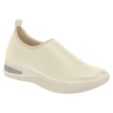 Imagem de Tênis Feminino SoftStep Anabela Off White Piccadilly 940001-4-Feminino