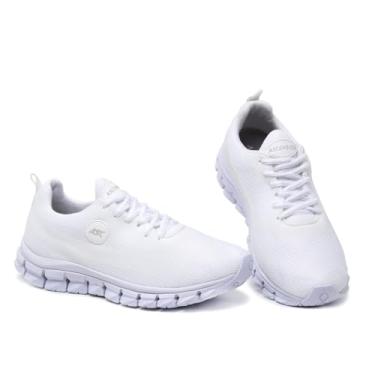 Imagem de Tênis Ortopédico Masculino Grande – Ideal para Caminhada, Amortecimento e Estabilidade (Branco, BR, Adulto, Numérico, 46)