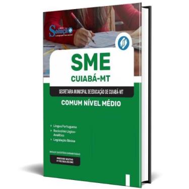 Imagem de Apostila Sme Cuiabá Mt 2024 Comum Nível Médio Merendeira, - Editora So