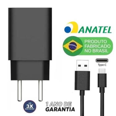 Imagem de Carregador Turbo Marca PLUS Compatível Motorola Moto G7 Play