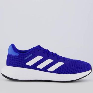 Imagem de Tênis Adidas Response Runner 3S Azul e Branco, 36