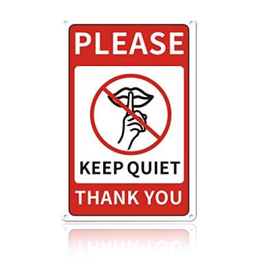 Imagem de GLOBLELAND Placa silenciosa de alumínio de 20 x 30 cm 35 mm para uso doméstico ou comercial, UV e à prova d'água