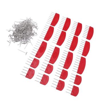 Imagem de Zerodis Delicado Kit de Pinos de Bloqueio de Malha Delicada Conjunto de Materiais Plásticos Não Deformados para Projetos de Bordados de Renda de crochê de crochê