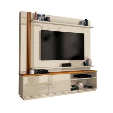 Imagem de Home Estante RO 1.80m Para TV Até 65'' Polegadas Com Rodízios Cor Off 