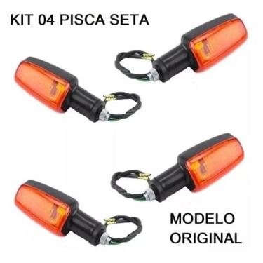Imagem de Pisca Seta Titan Cg 125 2000 Laranja Mod Original Lado DD/TE - Estampa