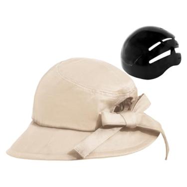 Imagem de Capacete de Ciclismo para Mulheres - Capacete De Bicicleta Portátil Para Homens Adultos - Chapéu Ajustável Unissex de Aba Larga para Atividades Externas como Campismo, Caminhada, Esportes e Pesca