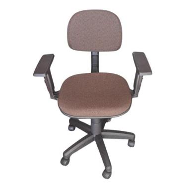 Imagem de Cadeira Secretária Giratória com Braços - BIGPLAST