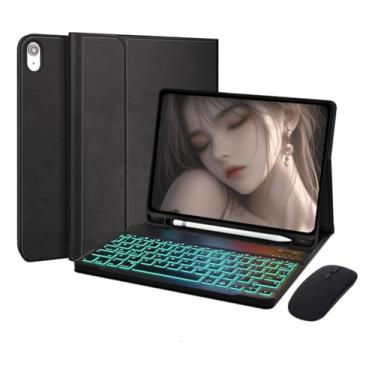 Imagem de Capa Com Teclado Bluetooth e Mouse Para iPad 9ª 8ª 7ª Geração