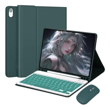 Imagem de Capa Com Teclado Bluetooth e Mouse Para Tab S7 Fe e S8 Plus