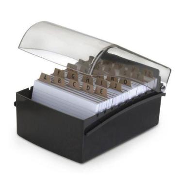 Imagem de Fichário Arquivo Acrílico 5x8 Waleu (não Acompanham Índices e Fichas P