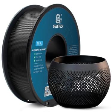Imagem de Geeetech Filamento de Impressora 3D Pla de 1,75 Mm, Carretel de 1 Kg (2,2 Libras), Atualização Organizada, Enrolamento Sem Emaranhados, Precisão Dimensional +/- 0,03 Mm, Preto