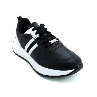 Imagem de Tênis Feminino Vizzano 1402106 - Preto e Branco-Feminino