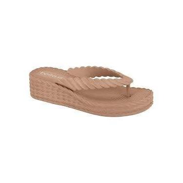 Imagem de Sandália Plataforma Beira Rio Ana Bella Salto 5 Original, Nude, 36