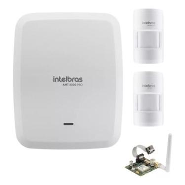 Imagem de Kit Central Wifi Amt 8000 Pro Com 2 Sensores Infravermelho - Intelbras