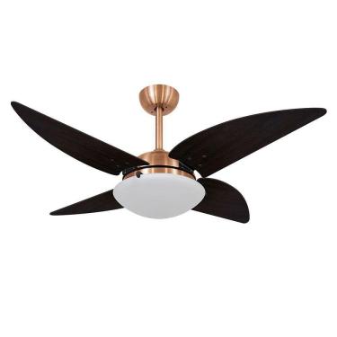 Imagem de Ventilador De Teto Volare Cobre Vd300 Quad 4 Pás Tabaco 220V