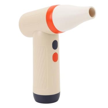 Imagem de Generic Ventilador de Mão, USB 100000rpm de Alta Velocidade Portátil Ventilador de Mão 1100mAh para Externo (Laranja)