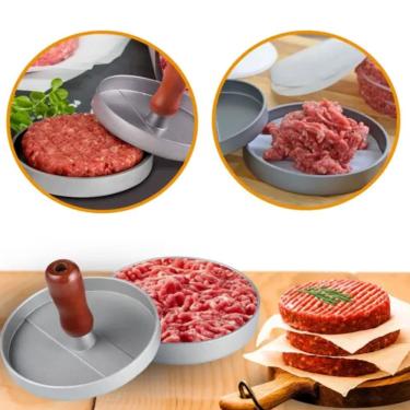 Imagem de Forma Modeladora De Fazer Hambúrguer Caseiro Fácil E Rápido