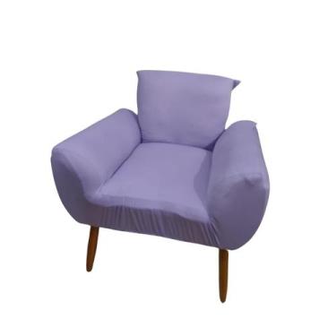 Imagem de Capa Poltrona Decorativa modelo Opala para sala, quarto e escritório -