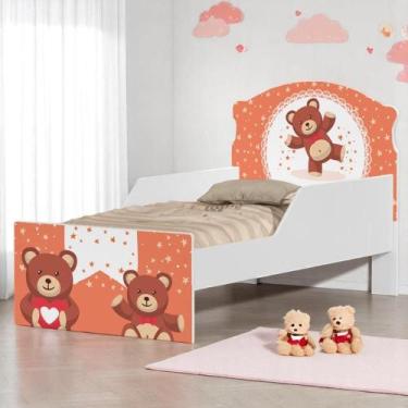 Imagem de Cama Infantil Tick Ursinho de Pelúcia Com Colchão - Mais de Casa