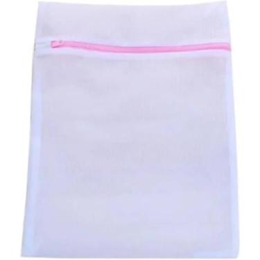 Imagem de Sacos De Lavanderia De Malha, Sacos De Lavanderia Para Máquina De Lavar, 1 Pc Sacos De Lavanderia Com Zíper Máquina De Lavar Reutilizável Cuidados Com Roupas Saco D, One Color, 50x60cm L