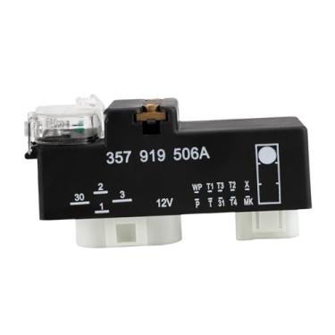 Imagem de Generic Interruptor de temperatura do módulo de controle de resfriamento elétrico 357919506a Unidade de controle do ventilador de reposição para o Golf III 14