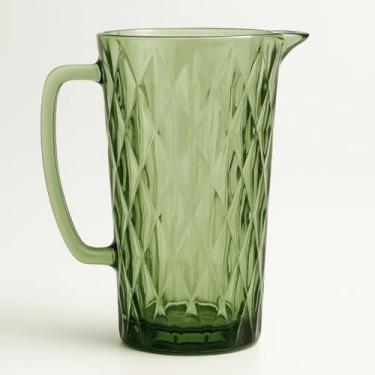 Imagem de Jarra Diamond Âmbar Pitcher de Vidro 1200ml (Verde)