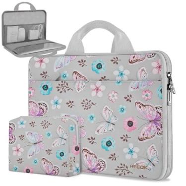 Imagem de Hseok Capa fina para laptop de 13 a 14 polegadas com capa pequena compatível com MacBook Pro de 14 polegadas M4/M3/M2/M1 2025-2021, Mac Air/Pro de 13,3 polegadas, XPS 13/14, a maioria dos notebooks de