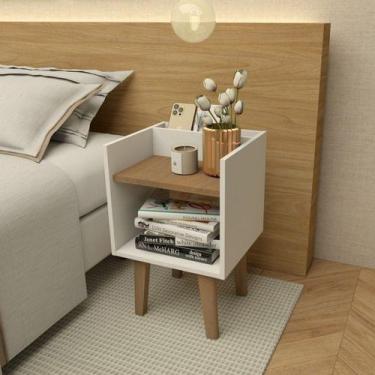 Imagem de Mesinha Lateral De Cama Mesa Apoio Canto Cabeceira P Quarto - Deltre