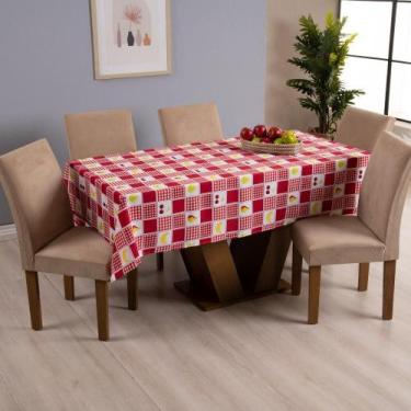 Imagem de Toalha de Mesa Pratik 8 Lugares 2,50x1,45 1 Peça Oxford Estampado - Fr