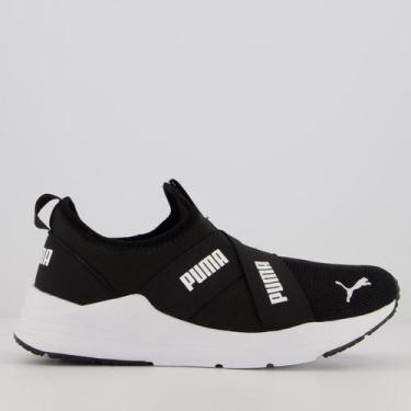 Imagem de Tênis Puma Wired Run Slip On BDP Feminino Preto, 36
