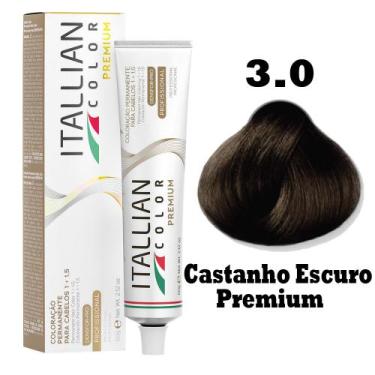Imagem de Coloração Itallian Premium 60g Castanho Escuro 3.0
