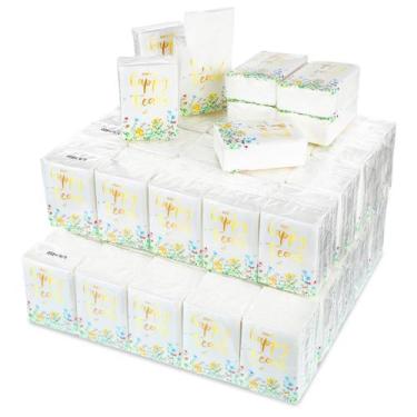 Imagem de Lenços de casamento Geyee, pacote com 3 camadas e 100 para convidados,