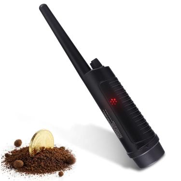 Imagem de Pyle PMD58 sonda manual de pinpointer detector de metal - alerta sonoro sonoro, poupa desligamento automático e bateria fraca à prova d 'água LED/indicação de vibração e ponta submersível - SereneLife