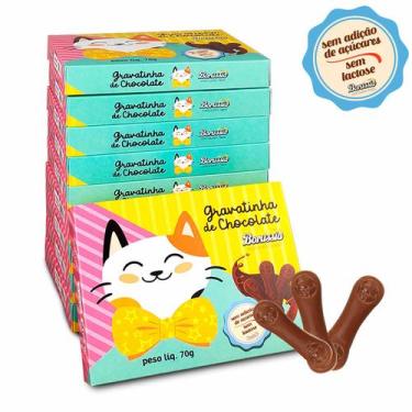 Imagem de Gravatinha de Chocolate sem Adição de Açúcares / sem Lactose Borússia 