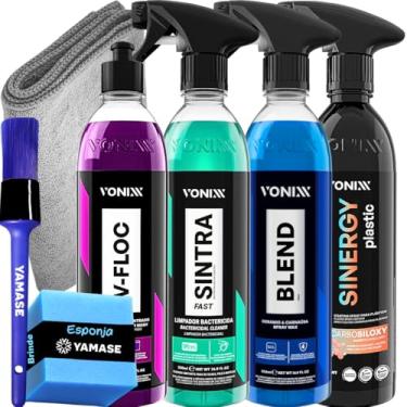 Imagem de Sinergy Plastic Carbosiloxy Coating para Plasticos shampoo V-floc Sintra Fast Blend cera Cristalizadora