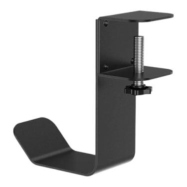 Imagem de NonMiFyR Suporte para Fone de Ouvido Sob a Mesa, Suporte para Fone de Ouvido Gamer, Prateleira Organizadora, Gancho de Armazenamento Que Economiza Espaço, Braç
