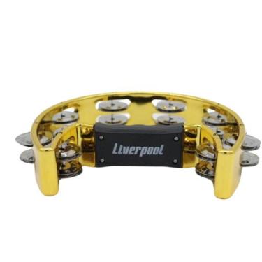 Imagem de Pandeiro liverpool meia lua dourado