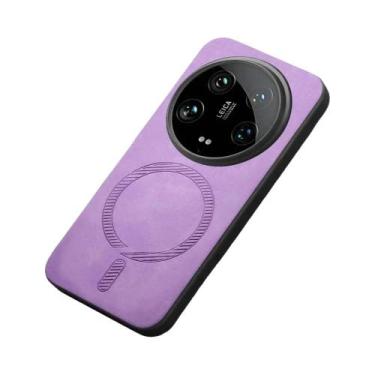 Imagem de Capa De Couro Luxuosa Magsafe Para Xiaomi 15 Ultra 14 pro 5G 14T 13T p