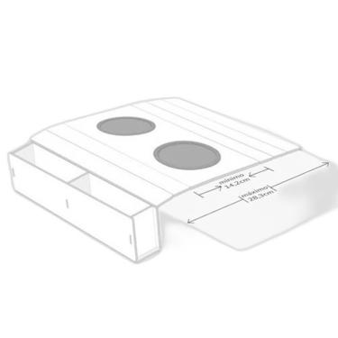 Imagem de Apoio De Copos E Controle Para Braço Sofá Mdf - Grêmio